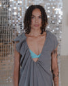 BASERANGE 25 Early Spring MAX Dress Portugal BAS-DRMX-LC-SP25-HH BAYON GREY(YELLOW)